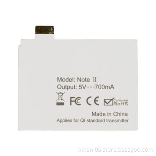 Ultra Thin Wireless Charging Receiver for Galaxy Note 2, Low Working Temperatures